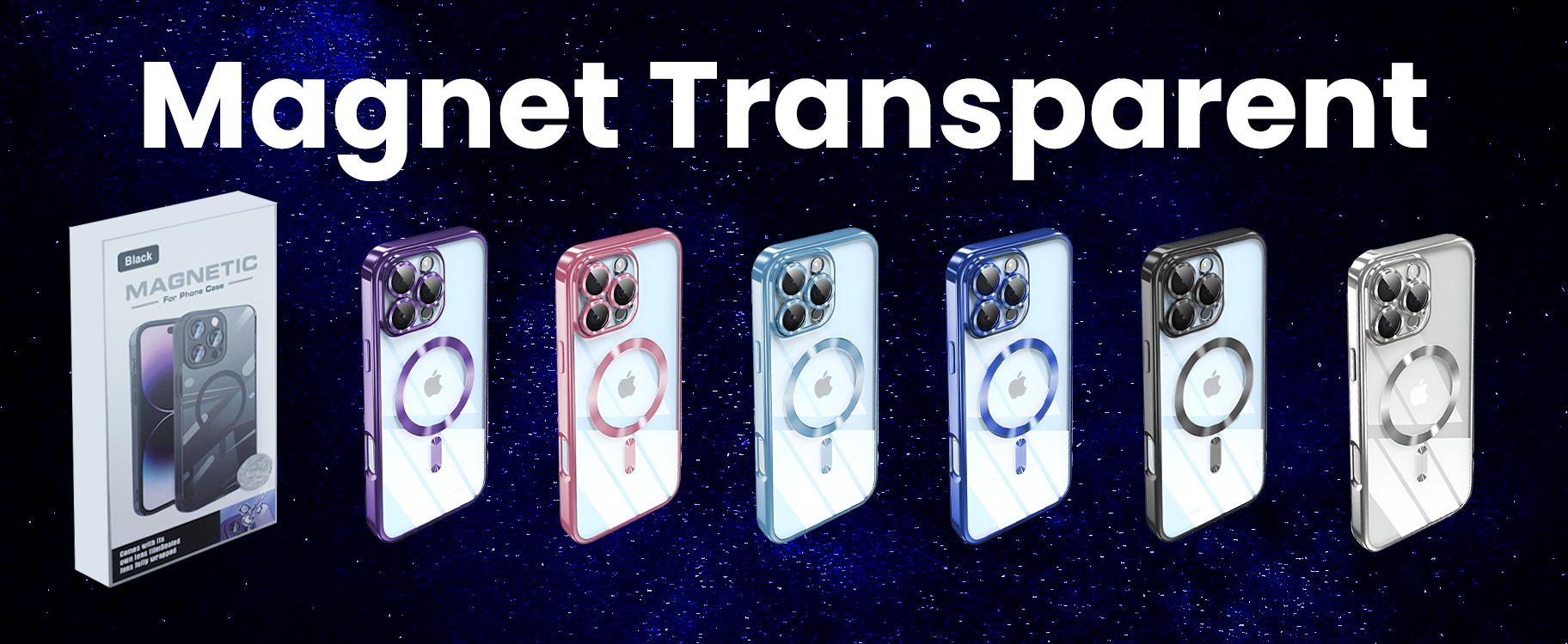 banner de magnet transparent
