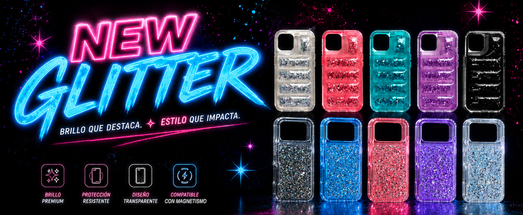 banner new glitter